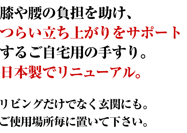 アルミ製 らくらく立ち上がり 手すり 2個組 介護 福祉 用品 手摺り