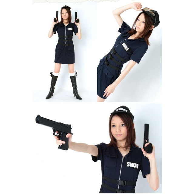 SWAT Ladies コスプレ 衣装 ハロウィン レディース 仮装: リコメン堂