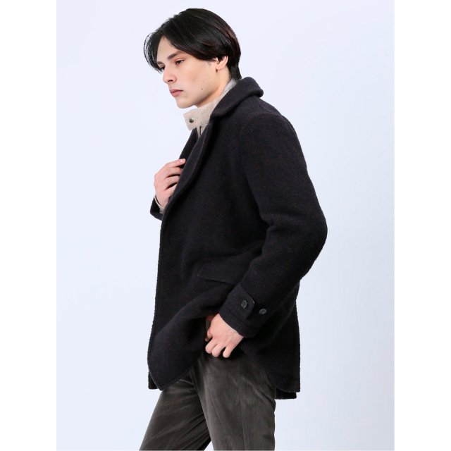 リングヤーン カーコート【renoma HOMME】(L 75紺): トップ