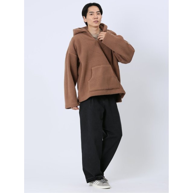 モンケメル/MONT KEMMEL MEX HOODY BOA FLEECE【DRAW.M】(S 30茶