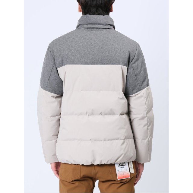 WOOLEN TEC+ON ハイブリッド切替ダウン【TAKA-Q】(M 04グレー): トップ