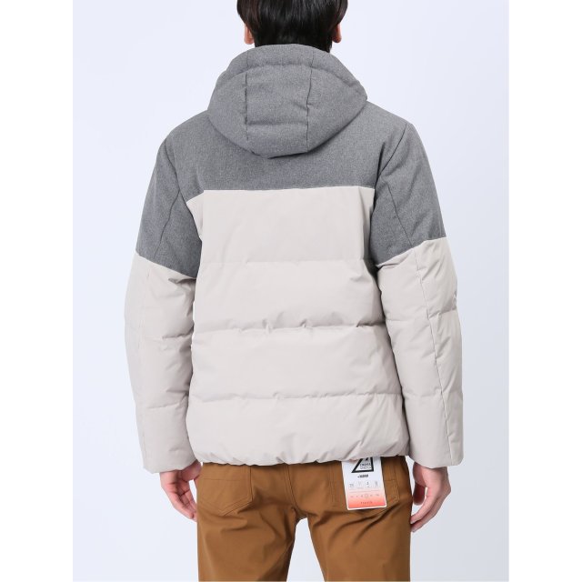 WOOLEN TEC+ON ハイブリッド切替ダウン【TAKA-Q】(M 04グレー): トップ