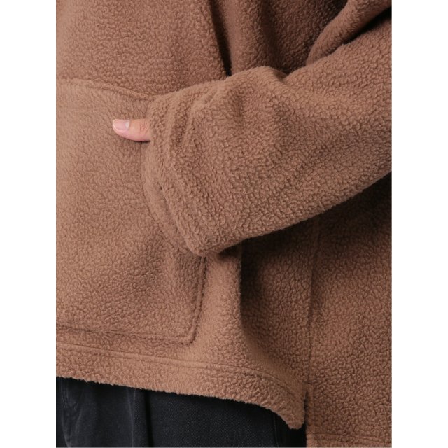 モンケメル/MONT KEMMEL MEX HOODY BOA FLEECE【DRAW.M】(L 30茶