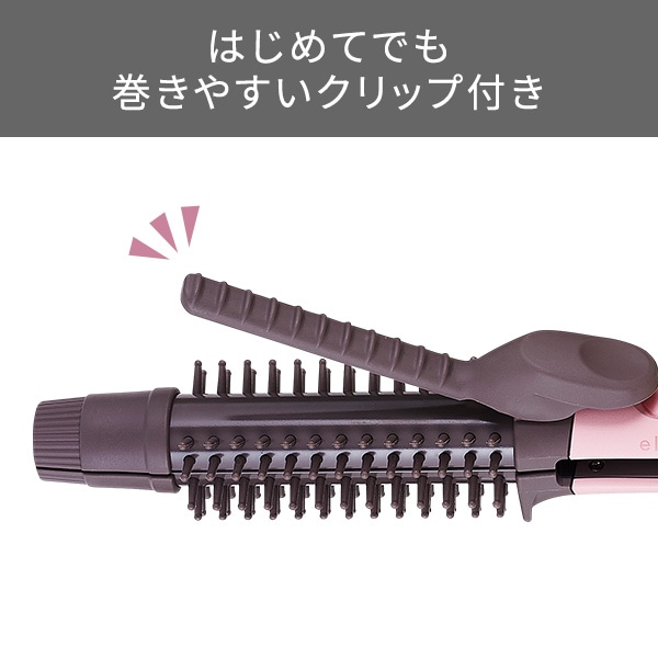 elims TB553A(P) PINK マイナスイオン2WAY ブラシヘ… - ヘアアイロン