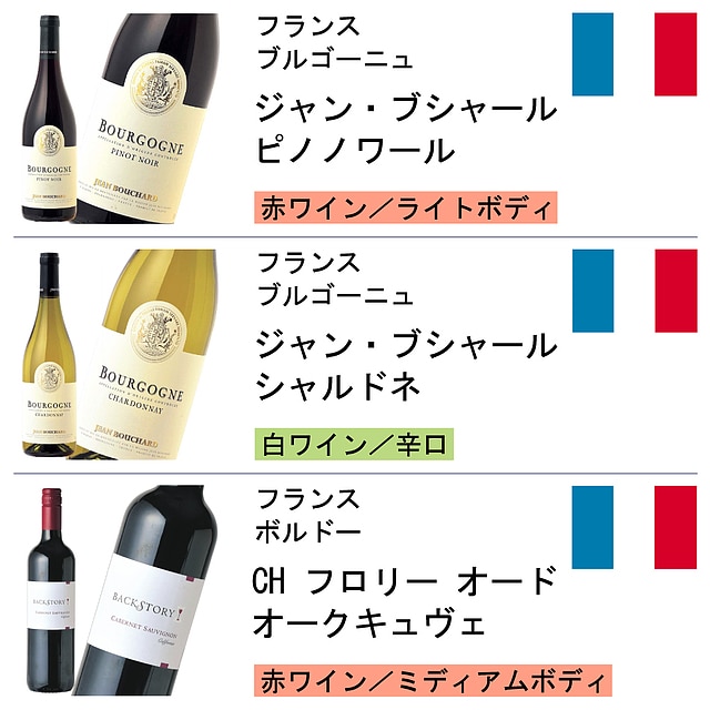 送料込み】 フランスVSニューワールド 新旧ワイン産地飲み比べセット！ 750ml×6本 【DB】: 成城石井｜JRE MALL