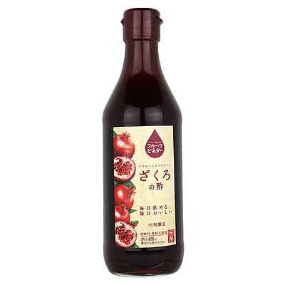 内堀醸造 フルーツビネガーざくろの酢 360ml×3本: 成城石井｜JRE MALL