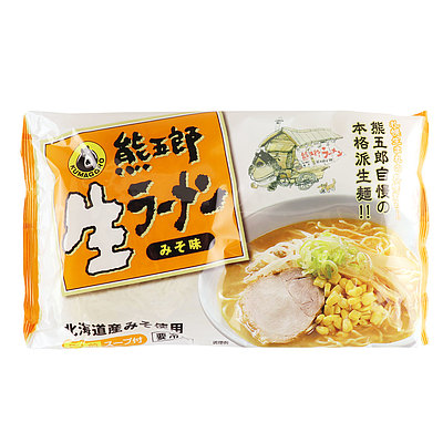 熊五郎 熊五郎生ラーメン 味噌 (110g×2)×6袋: 成城石井｜JRE MALL