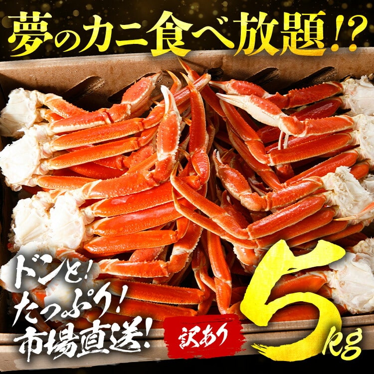 訳あり L～2Lボイルズワイ蟹 5kg 送料無料 冷凍便 業務用 ずわいがに ずわい蟹 かに カニ 蟹 お取り寄せ: 食の達人お取り寄せグルメ｜JRE  MALL