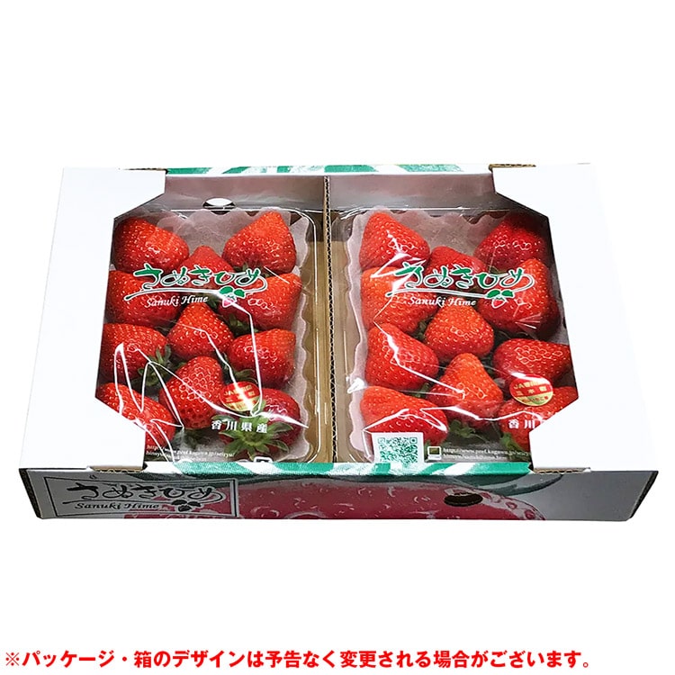 さぬきひめ いちご 2パック 合計約520g 香川県産 イチゴ 苺 さぬき姫 