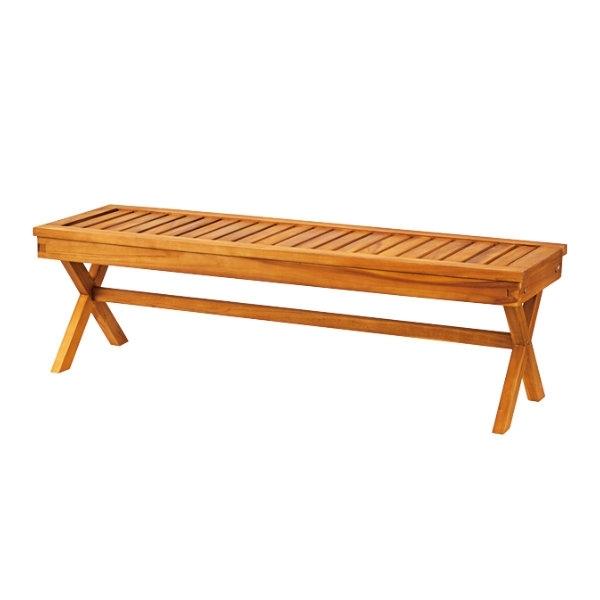 ガーデンチェア 木製 ベンチ（ ガーデンベンチ イス 椅子 木 デッキ