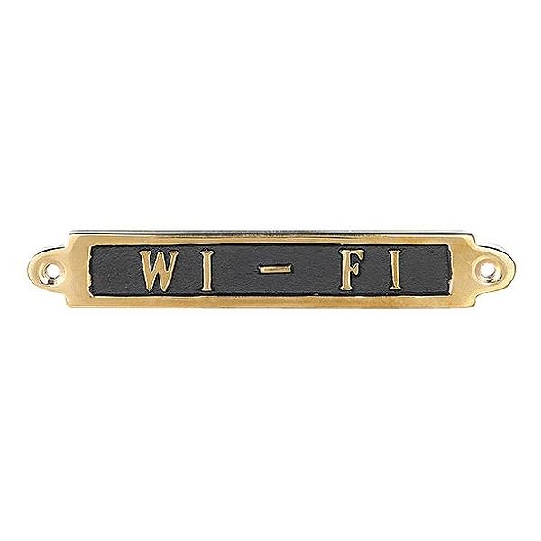 サインプレート Wi-Fi サイン 真鍮 ダルトン DULTON（ ドアプレート