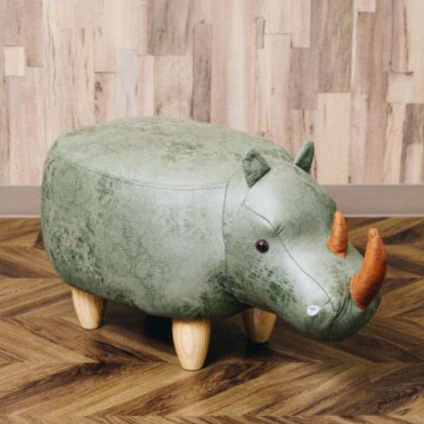 スツール サイ Rhino リノ アニマル 椅子 オットマン 足置き イス