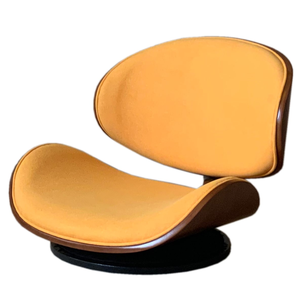 座椅子 360度 回転式 幅55cm ファブリック （ フロアチェア ローチェア