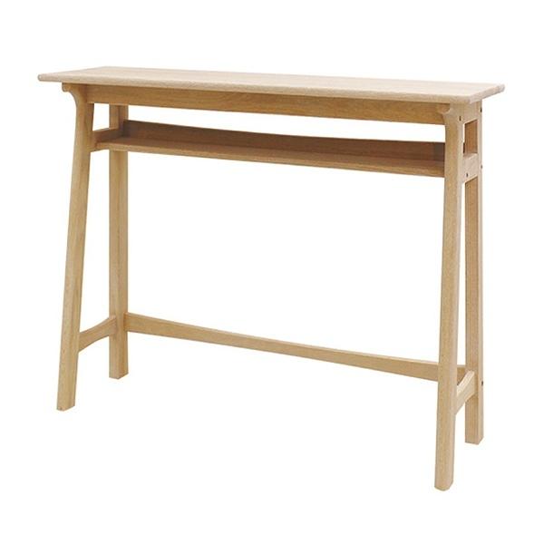 【新品高品質】カウンターテーブル　ナチュラルカラー　天然木　無垢材　無塗装 ダイニングテーブル