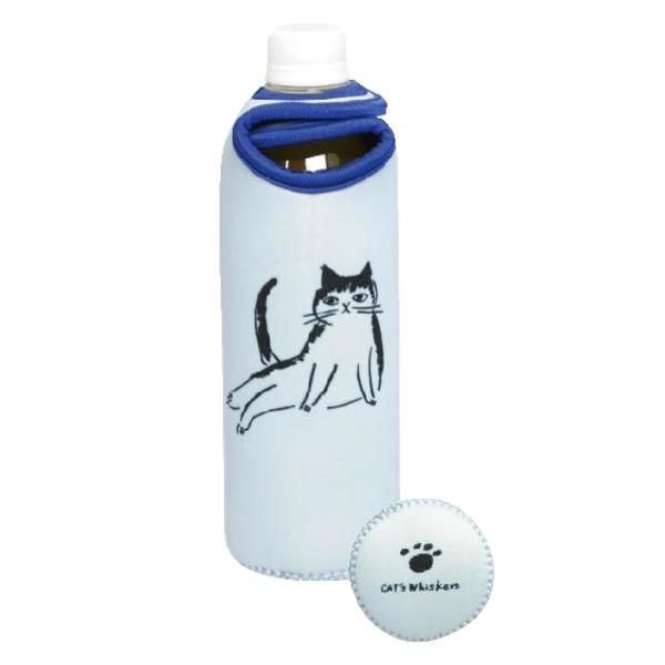 ボトルカバー 500ml ペットボトル 保冷 CATS Whiskers（ ペットボトル