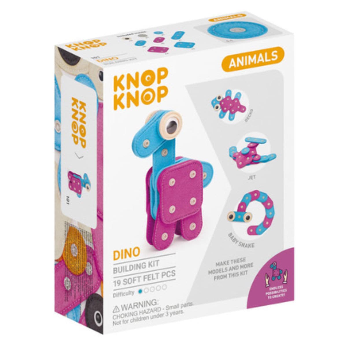 おもちゃ KNOP DINO 恐竜 知育玩具（ オモチャ 知育 玩具 知育ブロック