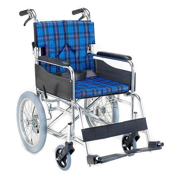 車いす 介助式 背折れタイプ 座面幅38cm 非課税（ 車椅子 車イス 介護 