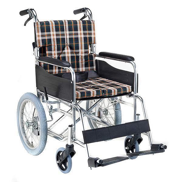 車いす 介助式 背折れタイプ 座面幅40cm 非課税（ 車椅子 車イス 介護