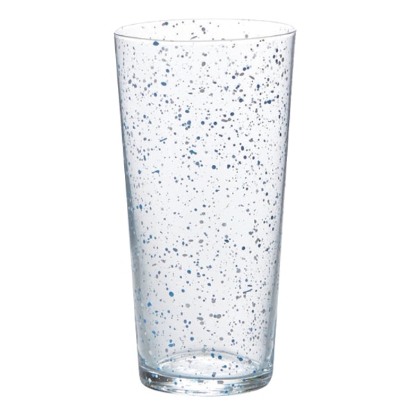 タンブラー L 400ml ガラス スプラッシュ コップ 食器 ブルー（ ガラスタンブラー ガラスコップ ガラス食器 ガラス製 グラス 夏 おしゃれ  大きめ 大きい 大容量 ）【ブルー】(ブルー): カテゴリトップ｜JRE MALL