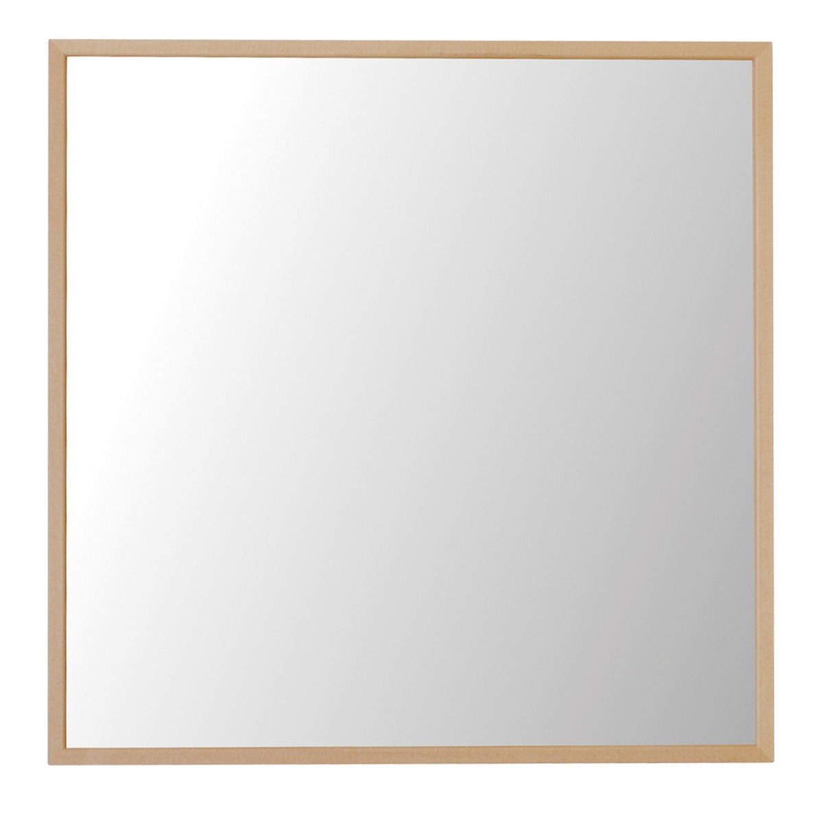 ウォールミラー 42×42cm 細枠 正方形（ 鏡 壁掛け ミラー かがみ 四角