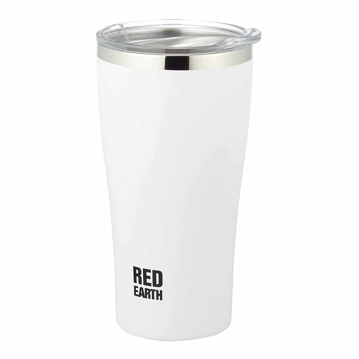 タンブラー フタ付き 500ml RED EARTH ステンレス（ ステンレスタンブラー 蓋付き カップ コップ 持ち手なし 保温 保冷 保温タンブラー  ふた付き フタ付 おしゃれ アウトドア デスクワーク オフィス デスク ）【ホワイト】(ホワイト): カテゴリトップ｜JRE MALL