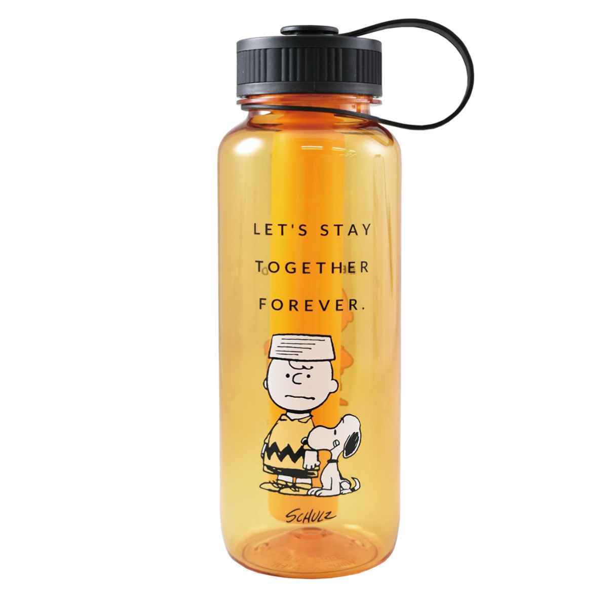 水筒 750ml プラスチック ドリンクボトル アイスチューブ付 PEANUTS