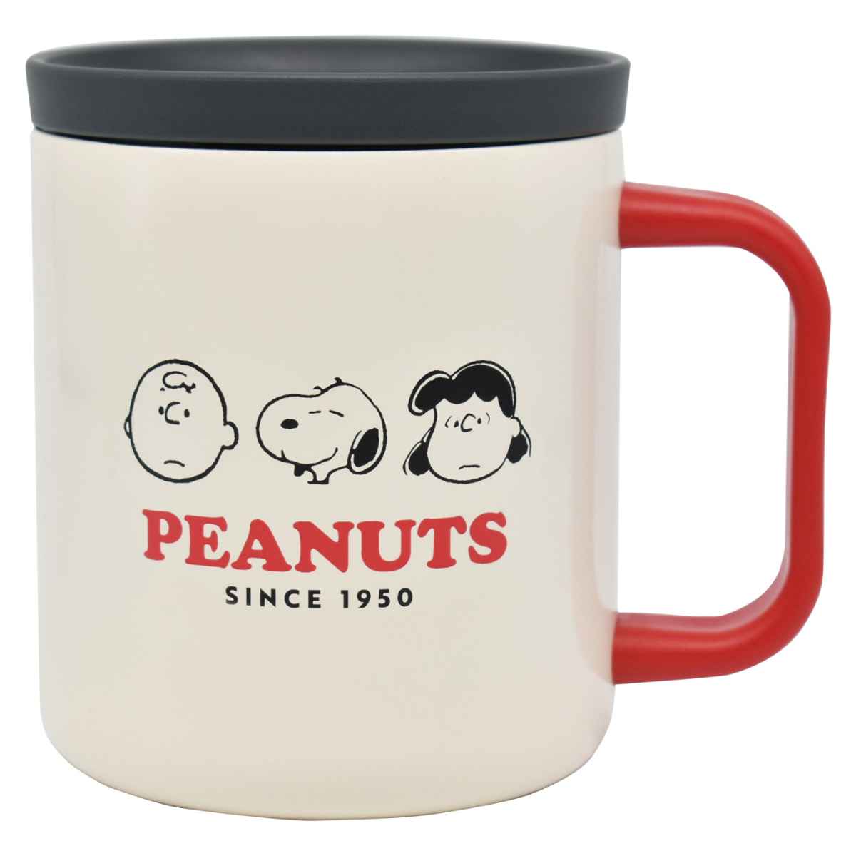 マグカップ フタ付き 400ml スヌーピー PEANUTS ステンレス