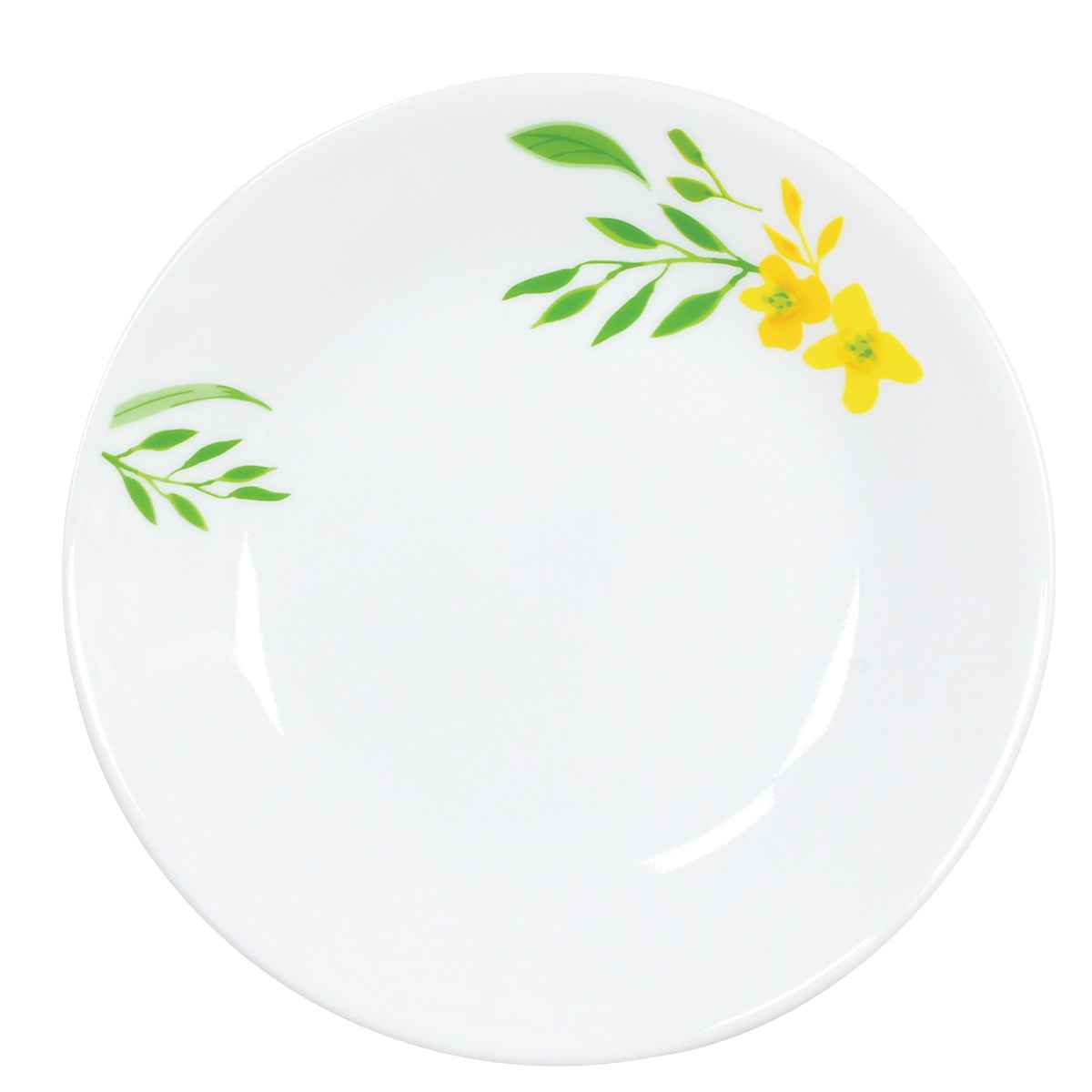 プレート 17cm CORELLE ノーブルイエロー 強化ガラス 5枚セット