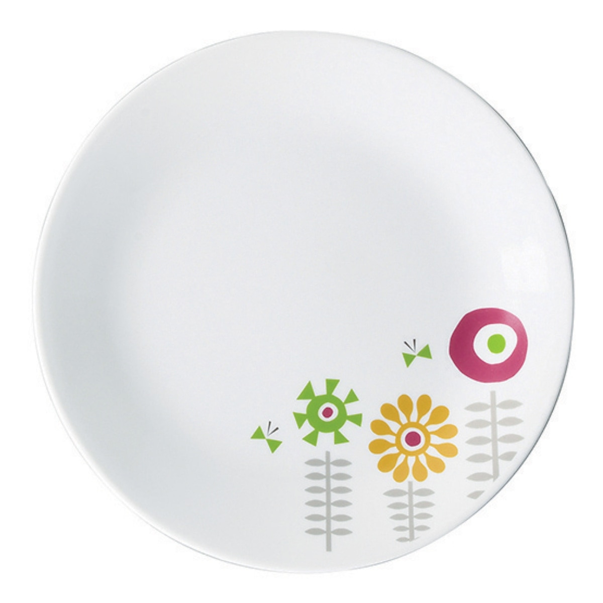 プレート 21.5cm CORELLE ケイユクッカ 強化ガラス 5枚セット （ 食洗