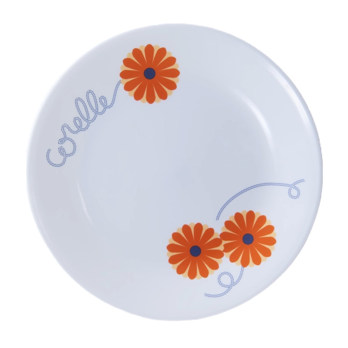 プレート 21.5cm CORELLE コレール オレンジマーガレット 強化ガラス 5