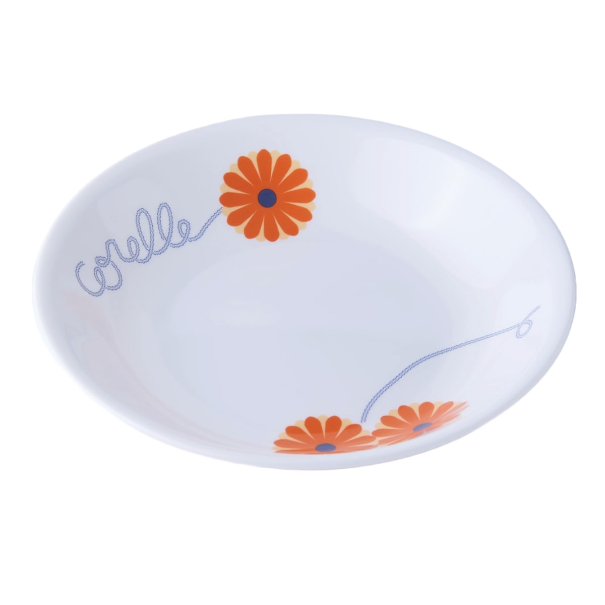 プレート 21.5cm CORELLE コレール オレンジマーガレット 強化