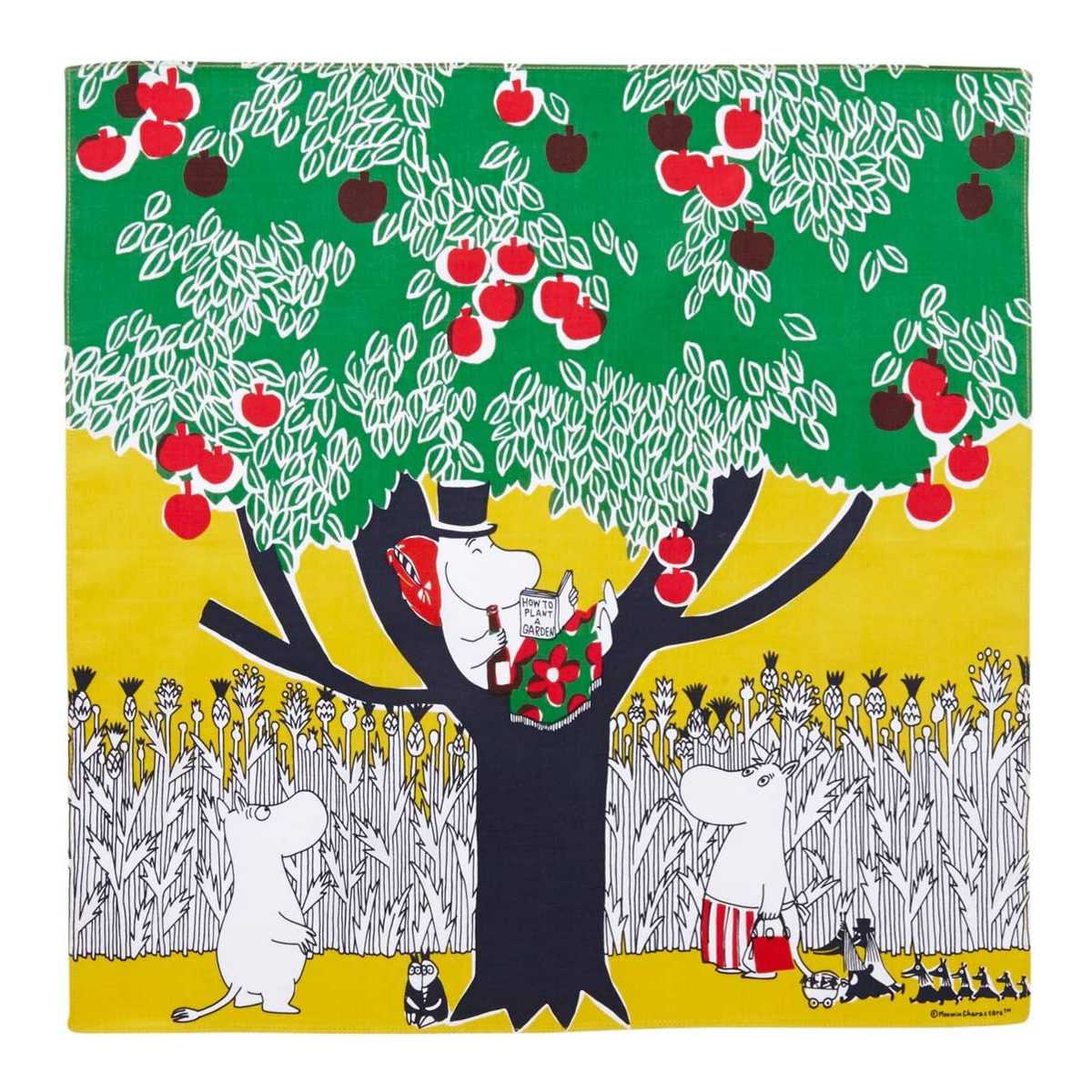 ムーミン ハンカチ 大判 50×50cm MOOMIN TRIBUTE WORKS HANDKERCHIEF