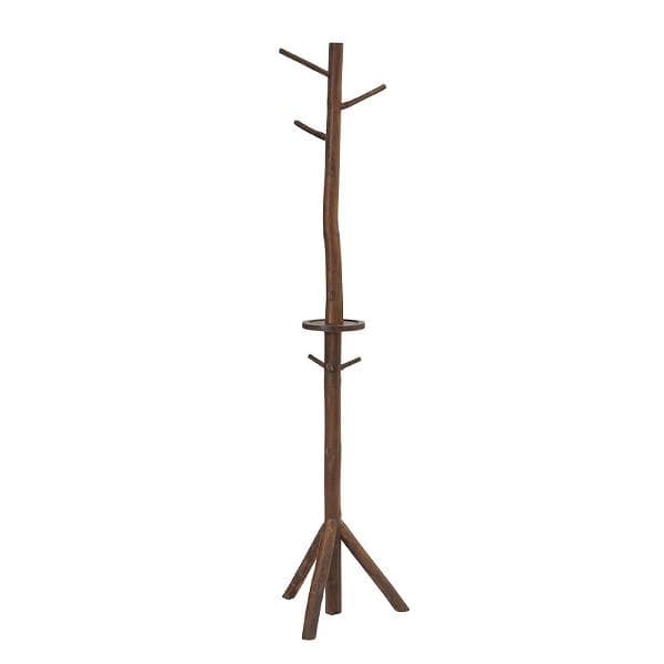 ポールハンガー アジアンテイスト 天然木 チーク材 高さ180cm（ コート