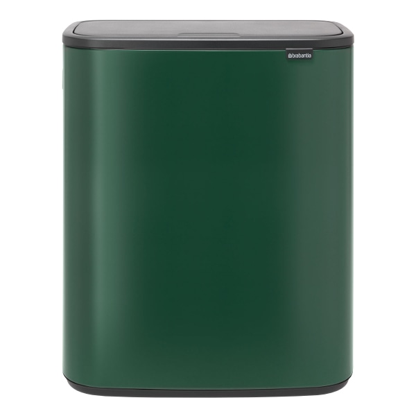 フタ付きゴミ箱 プラチナ 家庭用品 ブラバンシア Boタッチビン 11L×3