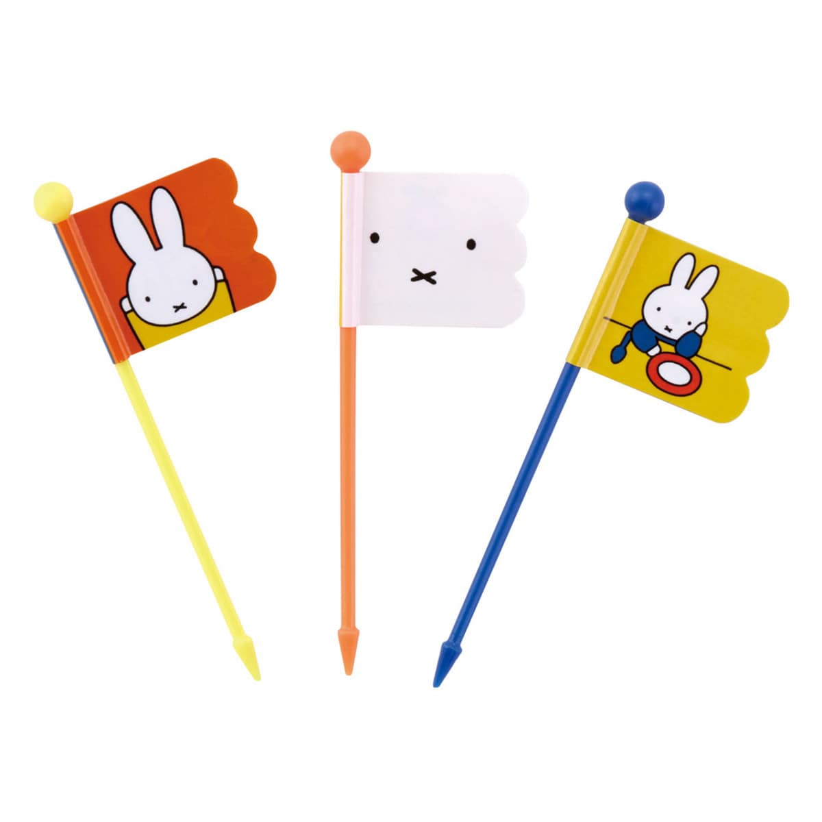 ピック お弁当 9本入 3柄×各3本 ミッフィー21 （ miffy おかずピック