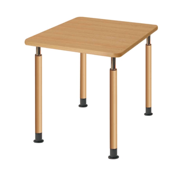 昇降式テーブル 幅90cm 高さ調節 固定脚 介護施設 福祉施設 車椅子