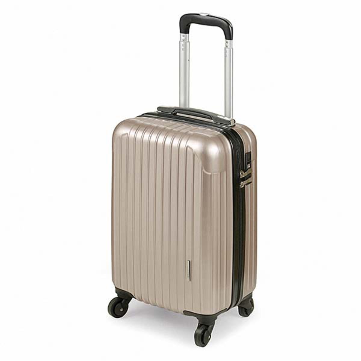【色: ホワイト】[REGESY] スーツケース ファスナー 軽量 キャリーケー