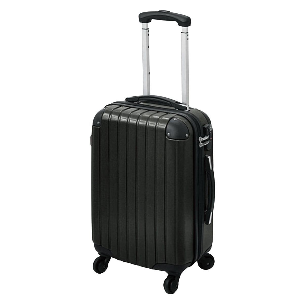 スーツケース キャリーバッグ 1〜3泊用 旅行 シルバー TSAロック 新 
