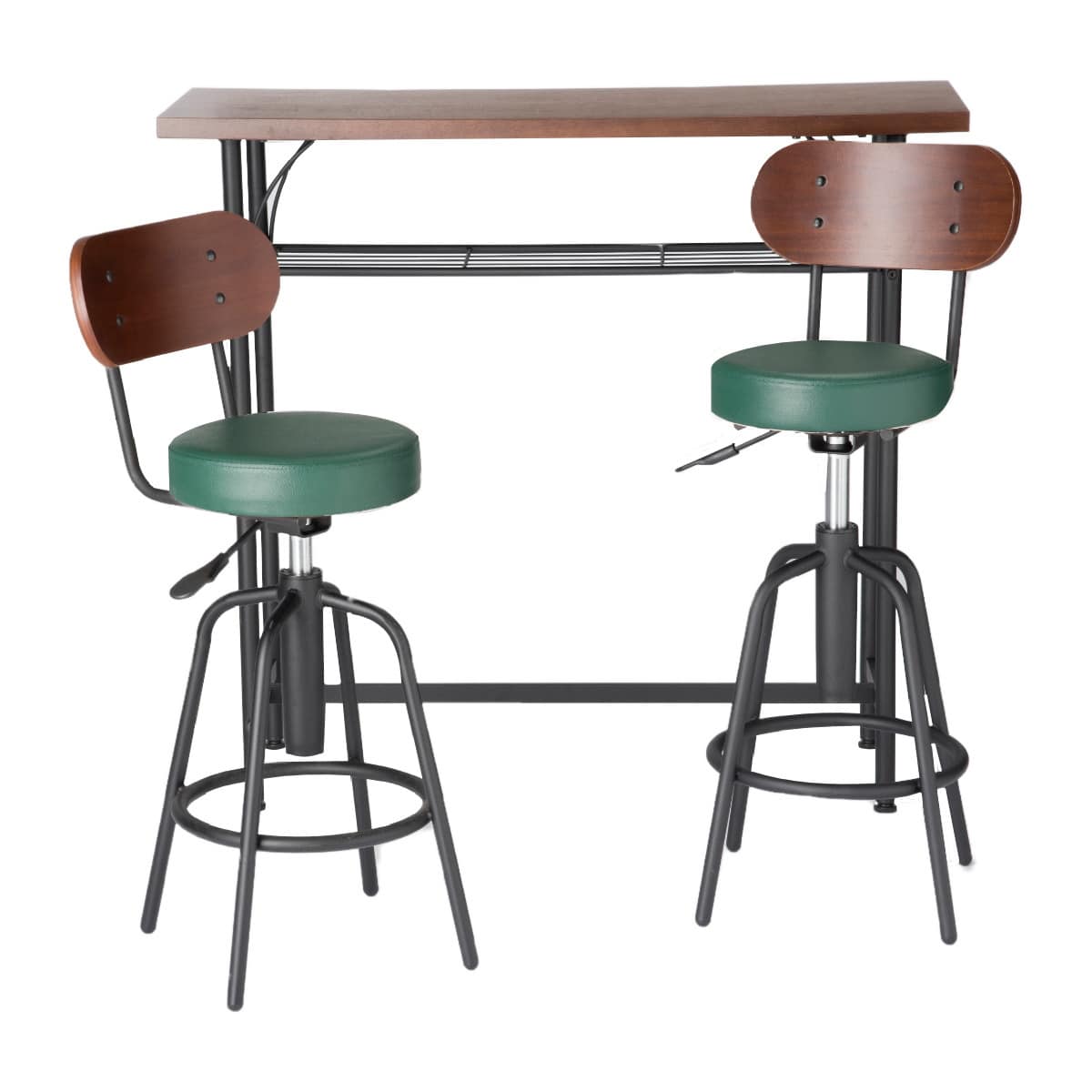 カンターテーブルセット チェア2脚（ 3点 セット テーブル 椅子 