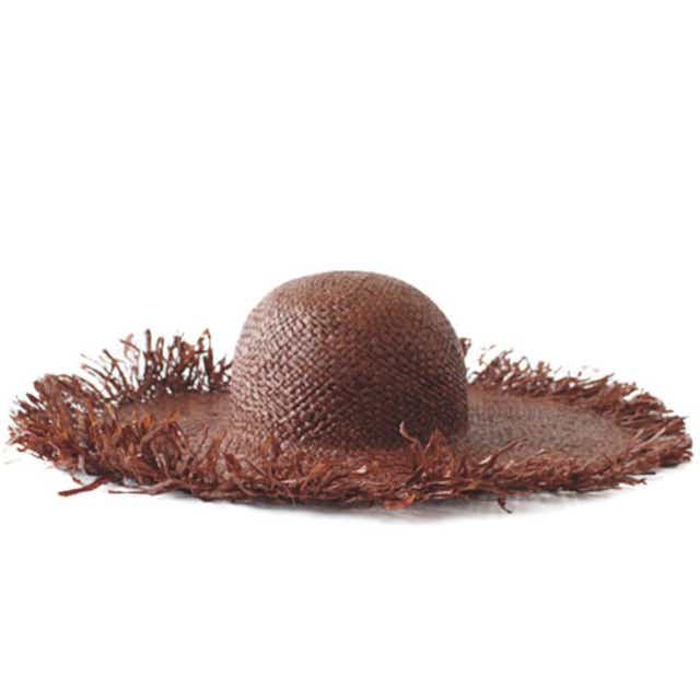 帽子 WILLYS Hewn hat Adult marron （ 麦わら帽子 大人 子供