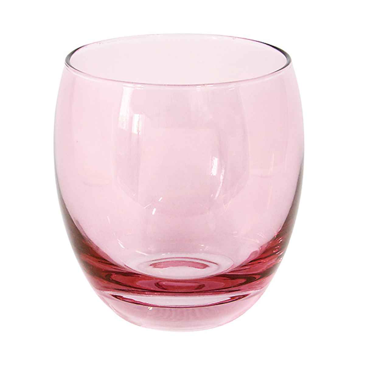 グラス 350ml パルマタンブラー ガラス （ ガラスコップ コップ カップ ガラス製 食器 アイスコーヒー アイスティー お酒 お茶 水 ジュース  デザート シンプル おしゃれ ） 【ピンク】(ピンク): カテゴリトップ｜JRE MALL