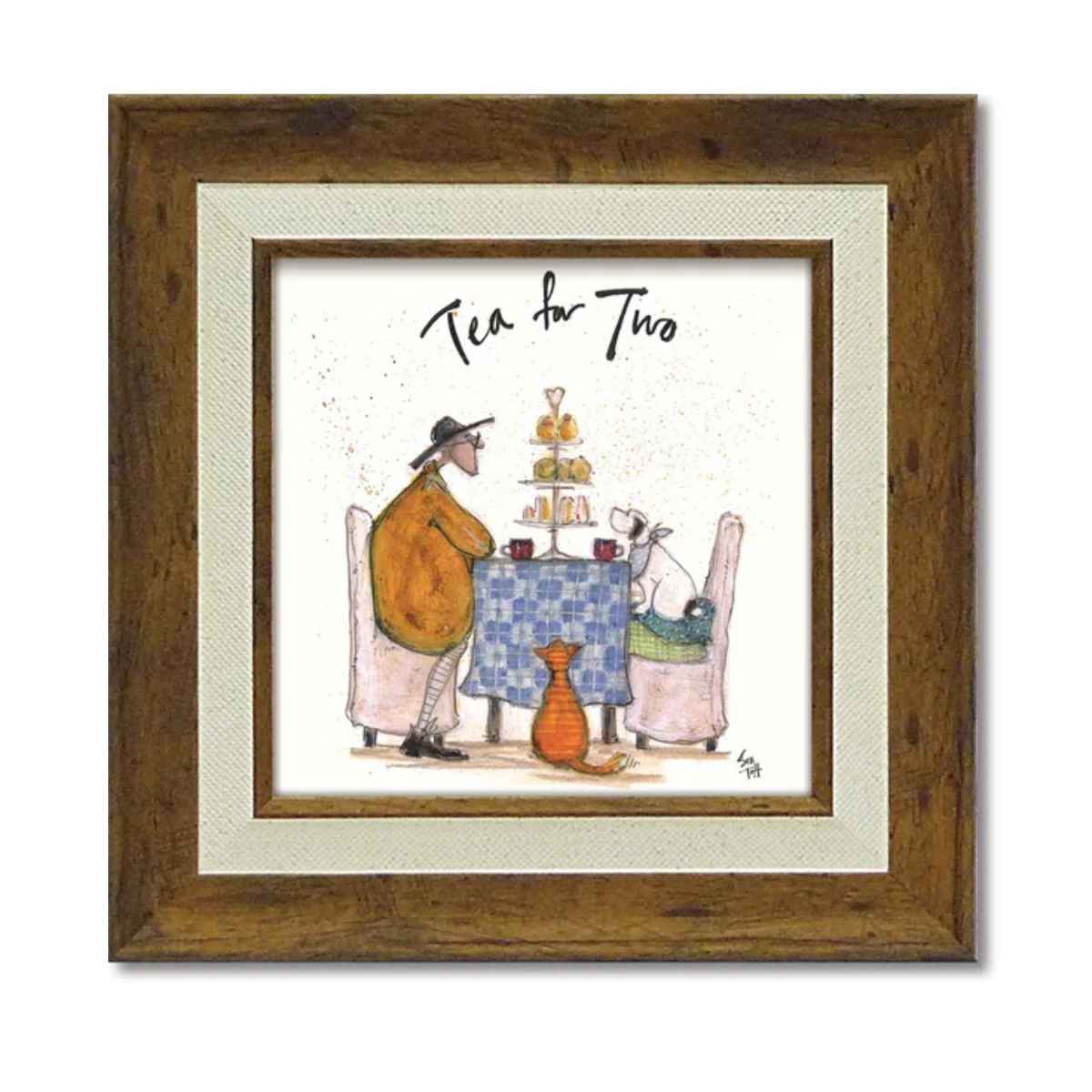 アートパネル サムトフト『みんなでお茶』 23.5×23.5cm （ 絵画 絵