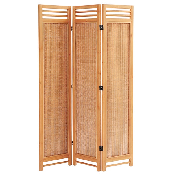 籐 スクリーン 3連 ラタン製 Natural rattan 高さ160cm（ 衝立