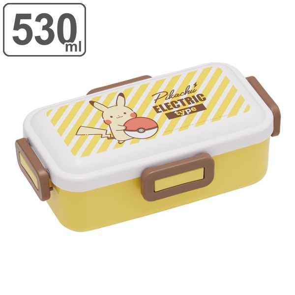 お弁当箱 1段 抗菌 530ml ふわっと ポケットモンスター ピカチュウ