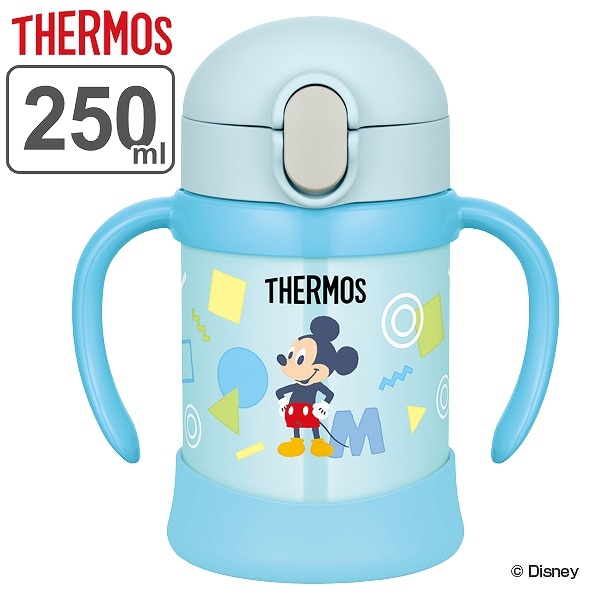 子供用水筒 サーモス thermos 真空断熱ベビーストローマグ ミッキー