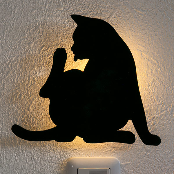 LEDライト Thats Light！ CAT WALL LIGHT けづくろい（ 足元灯 LED 猫 