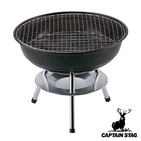 バーベキュー コンロ BBQコンロ ジェスカ 丸型 グリル キャプテンスタッグ CAPTAIN STAG（ バーベキューコンロ バーベキュー ...