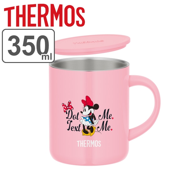 マグカップ サーモス thermos 350ml 真空断熱 ミニーマウス JDG-350DS ステンレス製 キャラクター（ ステンレスマグカップ  フタ付き 保温マグカップ ディズニー ミニー ステンレス 蓋付き カップ マグ 保冷保温 タンブラー ）:リビングート JRE MALL店通販 |  JRE MALL ...