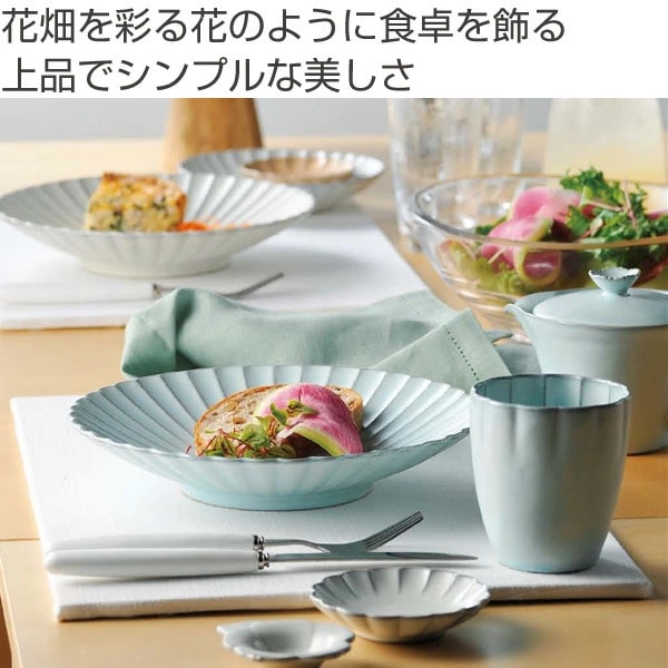プレート 16cm 輪花皿 花皿 花シリーズ 洋食器 陶器 日本製 同色5枚