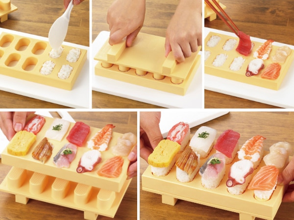 とび出せ！お寿司 寿司型 握り寿司 おすしメーカー 日本製（ お寿司型 